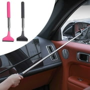Gosuguu Deals of The Day Clearance! Car Rearview Mirror Wiper Retractable Car Glass Cleaning Brush, Window Decontamination Wiper for Efficient Car Wash and Mirror Dewatering, Auto Accessories